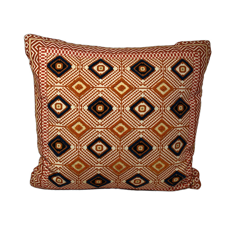 Foundry Select Botten Cotton Geometric Throw Pillow Wayfair